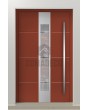 PIVOT W322 - aluminum exterior anti-burglary pivot door