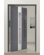 PIVOT W322 - aluminum exterior anti-burglary pivot door