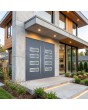 Anthracite premium quality double aluminum door 