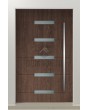 LIM Werset - contemporary aluminum front door