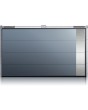 WIS E1D1 -  sectional garage door with silver decorative element