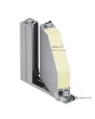 PIVOT C11 - aluminum exclusive pivot door with with oval glass