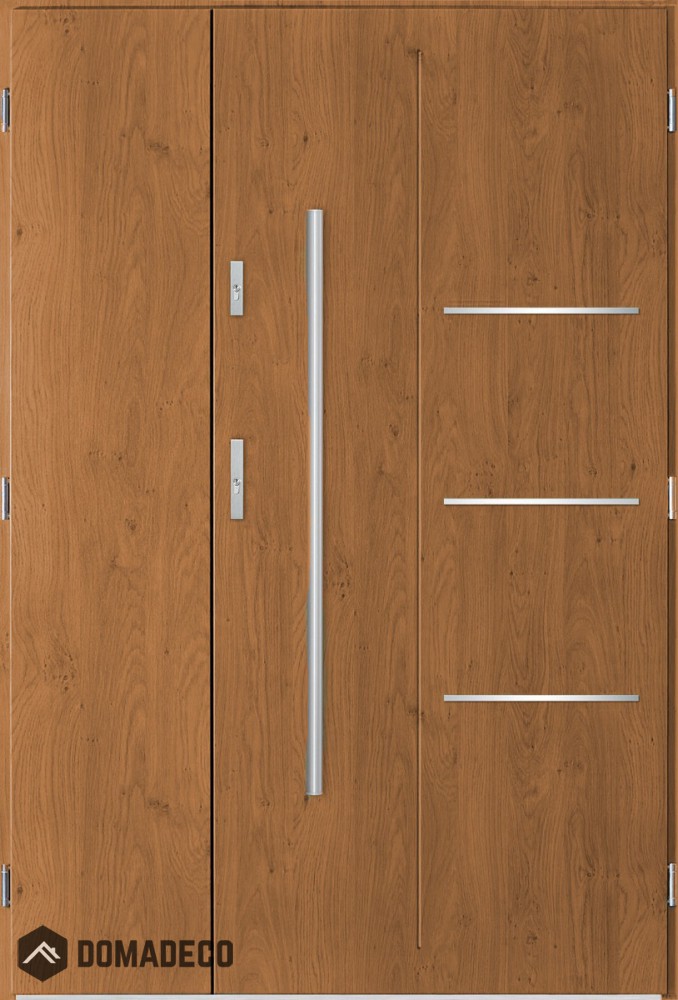 Sta Pires Uno - wide entry door with side panel Domadeco