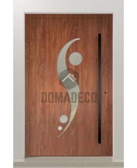 LIM 11E - aluminium front door with advanced security locks