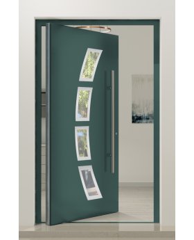 PIVOT 21A - aluminium Modern exterior pivot door