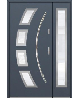 Fargo 21 A DB - exterior front entry door with side panel