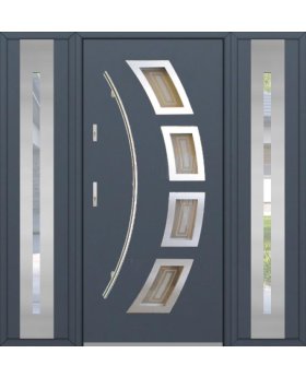 Fargo 21A T - exterior front entry door with 2 side panels