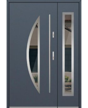 Fargo 22 DB - contemporary front door with side panel