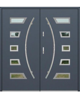 Fargo 23A double - contemporary double entrance door