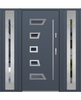 Fargo 23A T - stainless steel door with two side panels