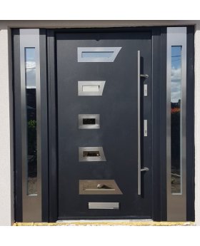 Fargo 23A T - stainless steel door with two side panels