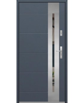 Fargo 26 - stainless steel front door