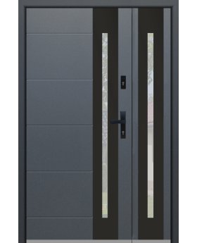 Fargo 26 - stainless steel front door Domadeco