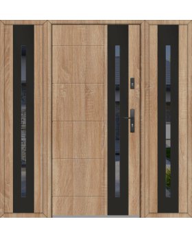 Fargo 26H T - solid entrance door + 2 side panels