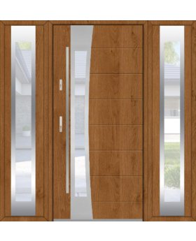 Fargo 37 T - stainless steel front door with two side panels