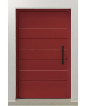PIVOT AP05 - aluminum modern pivot entry door with ribs