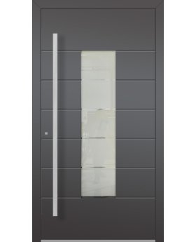 LIM AP06 - premium aluminum hinged front door with glass