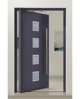 PIVOT AP08 - large pivot aluminum door with glass