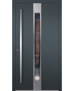 LIM C1- modern aluminum front door for home