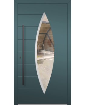 LIM C11 - high strength aluminum main door with glass