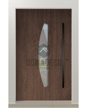 PIVOT C20 - aluminum pivot door with glass