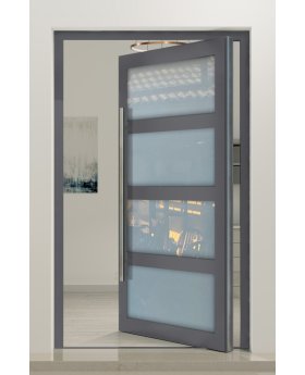 PIVOT C9 - glazed aluminum pivot door