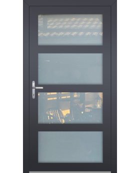 LIM C9- modern aluminum front door for home