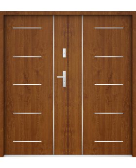 Sta Cortez Double - energy-efficient double front entry metal door