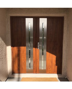 Fargo 26 - stainless steel front door Domadeco