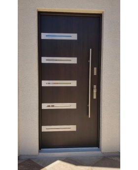 modern wenge front door