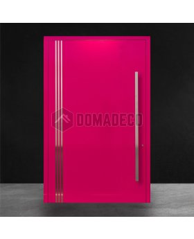 Pink modern Pivot Exterior Door