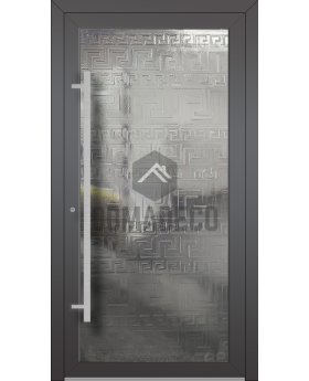 LIM FS3 - aluminium grey hinged door with fusing glass