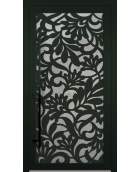 LIM G1 - Glass aluminum door with decorative panel