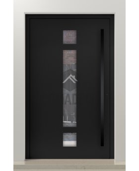 LIM HEY I - modern aluminum front door for homes