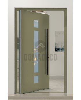 PIVOT HEY I - modern entry aluminum pivot door