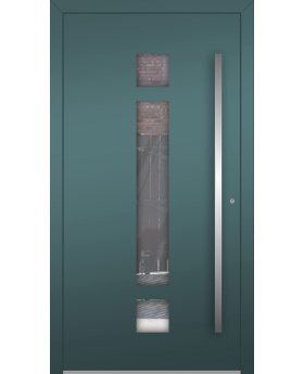 LIM HEY I - modern aluminum front door for homes