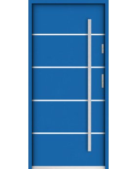 Sta Hunt - minimalist steel front door for modern home