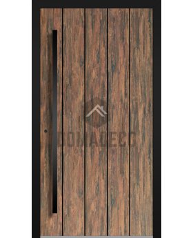 LIM WOODLINE 2 - entry door covered Tambora High Pressure Laminate wood imitation