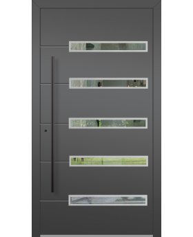 LIM 39 - Aluminum high-end exterior front door