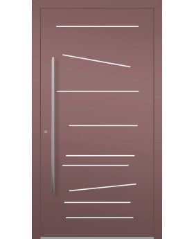 Aluminium entrance door
