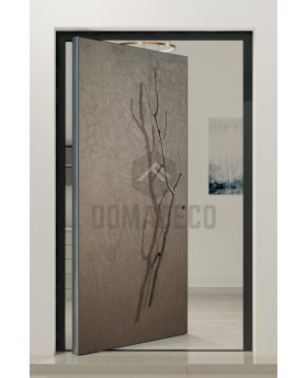 PIVOT M2 - Pivot exterior door coated with liquid metal