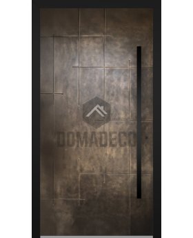 LIM M24 - aluminum hinged door with bronze liquid metal