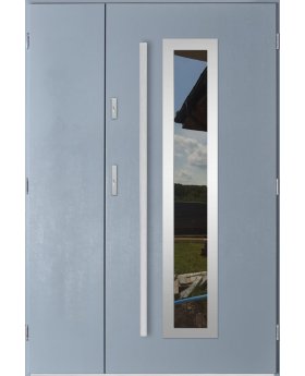 Sta Hevelius Uno - home front entry door with side panel