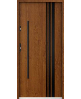 Sta Almeida-Trois noir - Secure & customisable steel external door