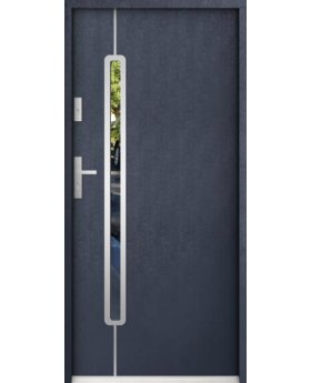 Sta Rigel - steel front door with glass