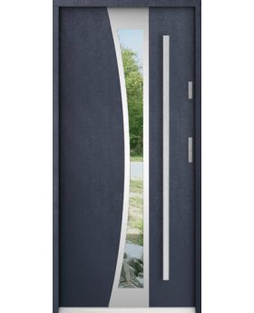 Sta Gemini - stainless steel front door