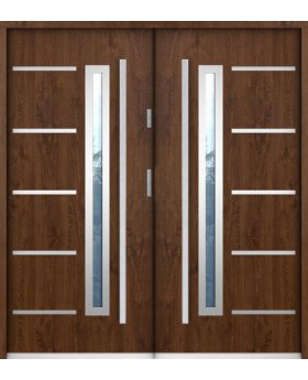 Sta Picard Double - stainless steel exterior double front door