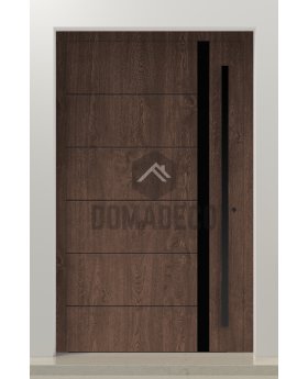 PIVOT 41 - aluminium pivot door with strip