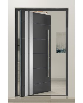 PIVOT AD10 - aluminium pivot entrance door for houses