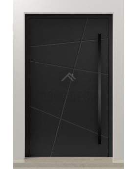 LIM AG07 - custom modern aluminium front door